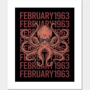 Funny Octopus - February 1963 Posters and Art